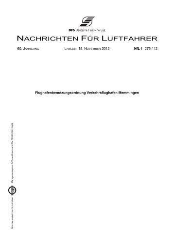 Flughafenbenutzungsordnung - Allgäu Airport