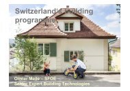 Switzerland's building programme