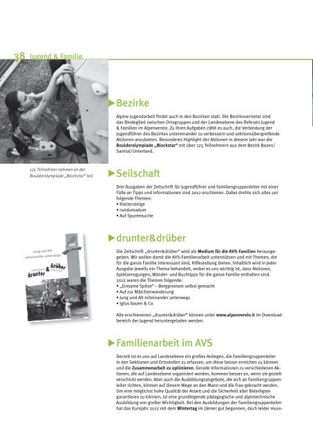 Jahresbericht 2012 - Alpenverein Südtirol