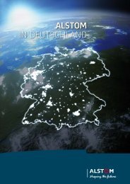 Broschüre: Alstom in Deutschland