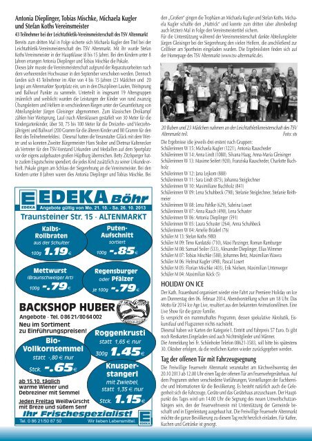 Amtsblatt Nr. 18 / 2013 - Altenmarkt a. d. Alz