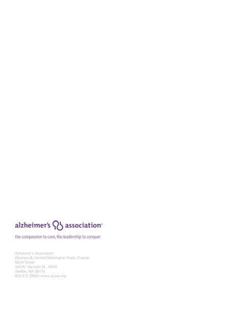 Annual Report 2010 - Alzheimer's Association