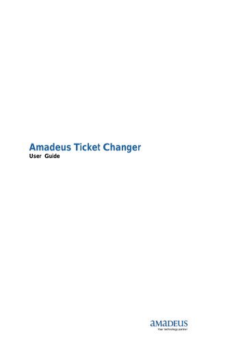 Amadeus Ticket Changer