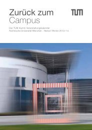 mehr (PDF Zurück zum Campus 1,6 KB) - Alumni - TUM
