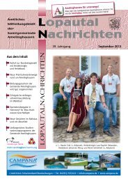 Laden Sie hier die Lopautal Nachrichten 09/2013 ... - Amelinghausen