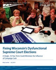 Fixing Wisconsin's Dysfunctional Supreme Court Elections