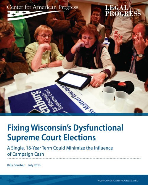 Fixing Wisconsin's Dysfunctional Supreme Court Elections