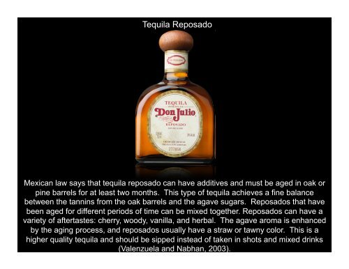 Tequila! • History • Geography • Production • Types of Tequila • Blue ...