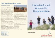 Unterkünfte auf Amrum für Gruppenreisen