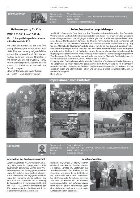 Ausgabe 10/13 - Amt am Stettiner Haff