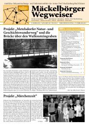 Ausgabe Februar 2013 - Amt Dorf Mecklenburg-Bad Kleinen