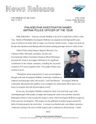 philadelphia investigator named amtrak police officer of the year