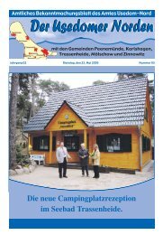 Amtsblatt Nummer 05 (23. Mai 2006) - beim AMT USEDOM-NORD