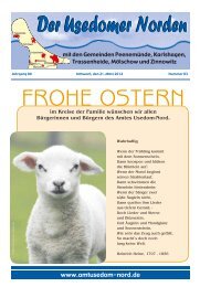 Amtsblatt Nummer 3 (21. März 2012) - beim AMT USEDOM-NORD