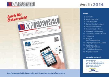 Mediadaten NKW PARTNER 2014 - Amz.de