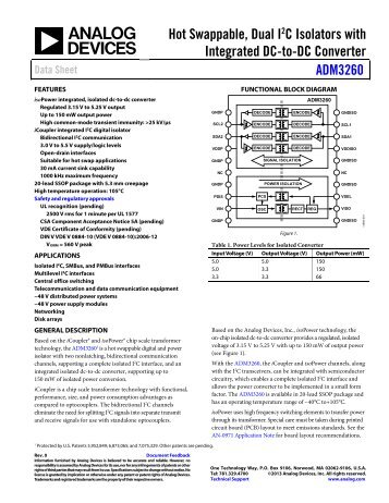 ADM3260 - Analog Devices