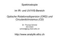 Optische Rotationsdispersion (ORD) - Analytik.ethz.ch