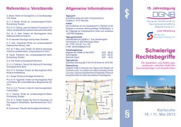 Programm Karlsruhe 2013 - DGNB