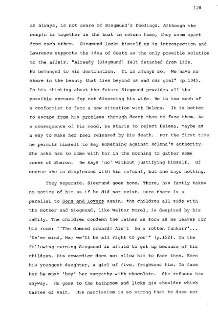 RELATIONS OF DOMINANCE AND EQUALITY IN D. H. LAWRENCE