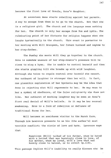 RELATIONS OF DOMINANCE AND EQUALITY IN D. H. LAWRENCE