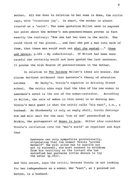 RELATIONS OF DOMINANCE AND EQUALITY IN D. H. LAWRENCE