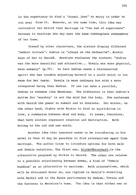 RELATIONS OF DOMINANCE AND EQUALITY IN D. H. LAWRENCE