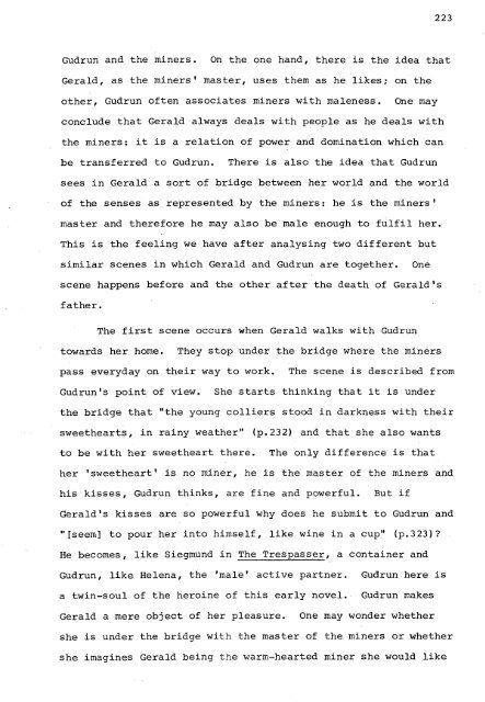 RELATIONS OF DOMINANCE AND EQUALITY IN D. H. LAWRENCE