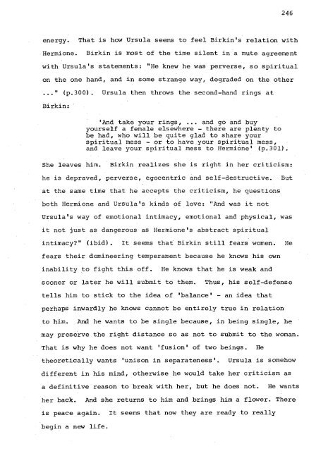 RELATIONS OF DOMINANCE AND EQUALITY IN D. H. LAWRENCE