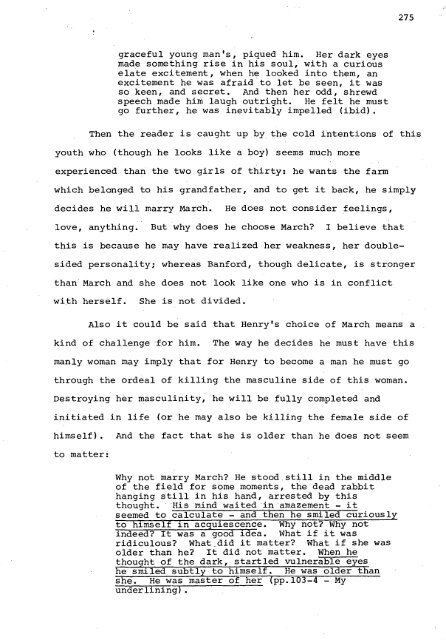 RELATIONS OF DOMINANCE AND EQUALITY IN D. H. LAWRENCE