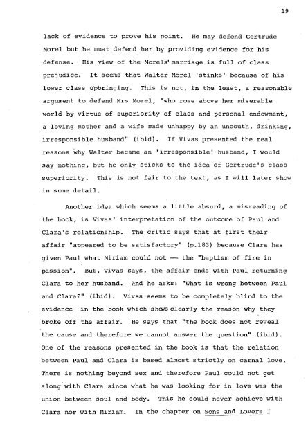 RELATIONS OF DOMINANCE AND EQUALITY IN D. H. LAWRENCE