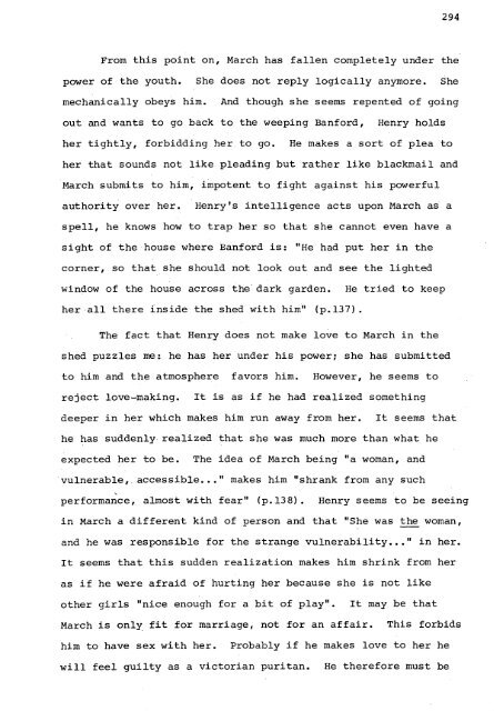 RELATIONS OF DOMINANCE AND EQUALITY IN D. H. LAWRENCE