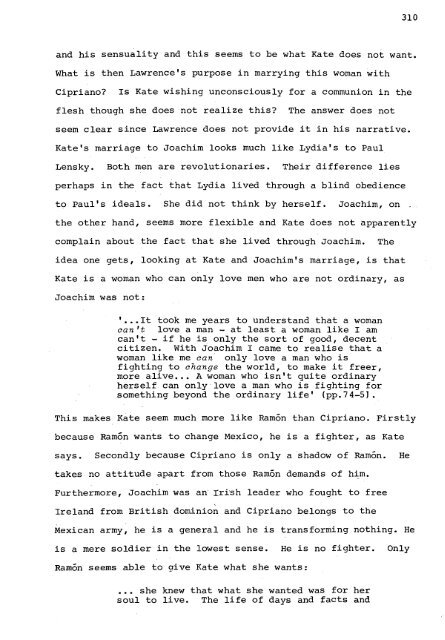 RELATIONS OF DOMINANCE AND EQUALITY IN D. H. LAWRENCE