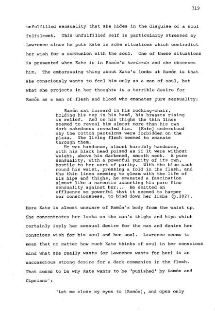 RELATIONS OF DOMINANCE AND EQUALITY IN D. H. LAWRENCE