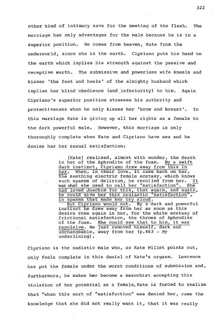 RELATIONS OF DOMINANCE AND EQUALITY IN D. H. LAWRENCE