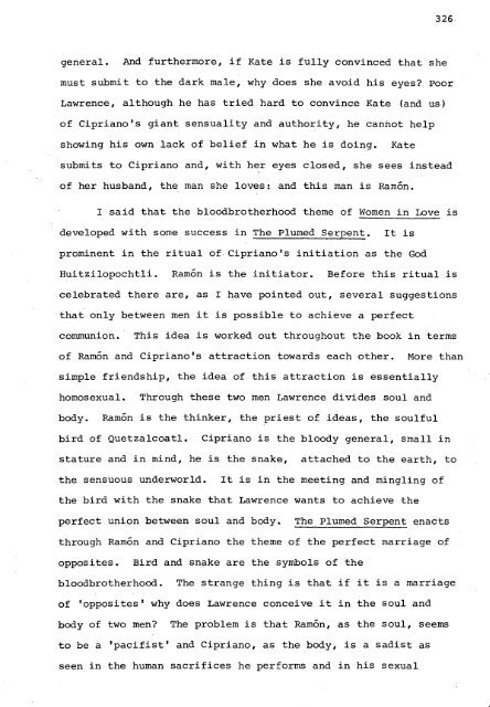 RELATIONS OF DOMINANCE AND EQUALITY IN D. H. LAWRENCE