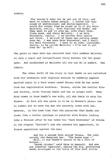 RELATIONS OF DOMINANCE AND EQUALITY IN D. H. LAWRENCE