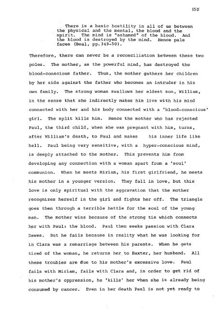 RELATIONS OF DOMINANCE AND EQUALITY IN D. H. LAWRENCE