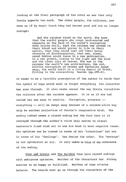 RELATIONS OF DOMINANCE AND EQUALITY IN D. H. LAWRENCE