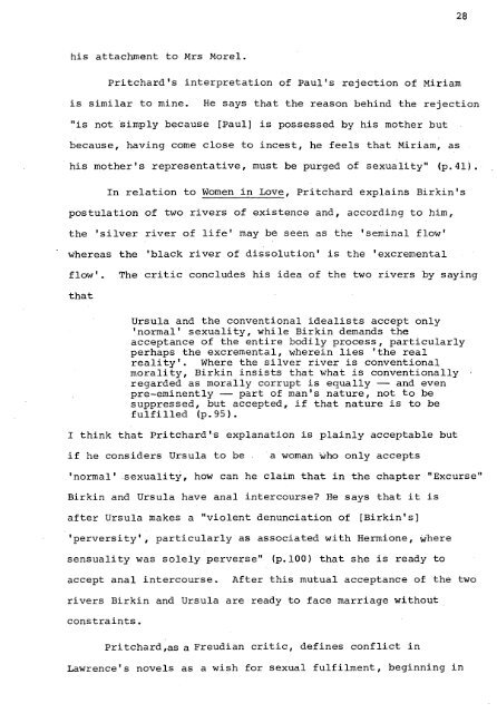 RELATIONS OF DOMINANCE AND EQUALITY IN D. H. LAWRENCE