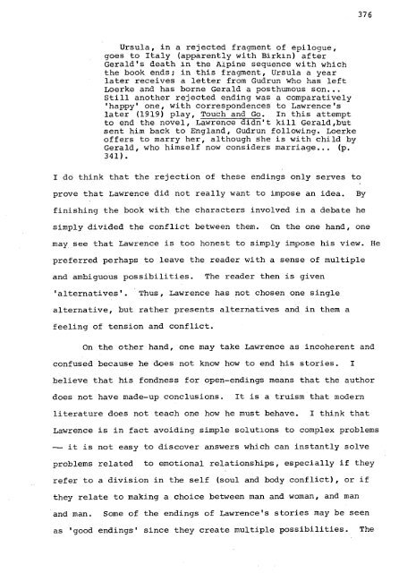 RELATIONS OF DOMINANCE AND EQUALITY IN D. H. LAWRENCE