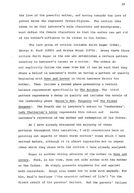 RELATIONS OF DOMINANCE AND EQUALITY IN D. H. LAWRENCE