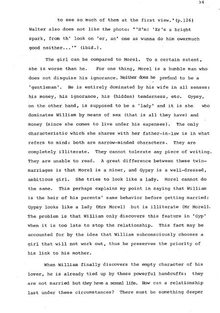 RELATIONS OF DOMINANCE AND EQUALITY IN D. H. LAWRENCE