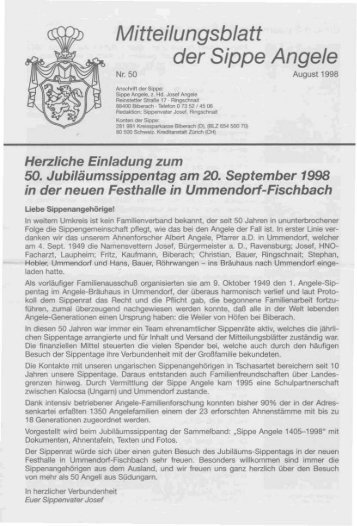 Das Mitteilungsblatt 50 von 1998 als pdf-Datei - Angele Sippe ...