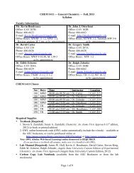 General Chemistry - Angelo State University