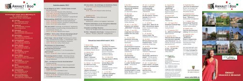 Flyer als Download - Tourismusregion Anhalt-Dessau-Wittenberg
