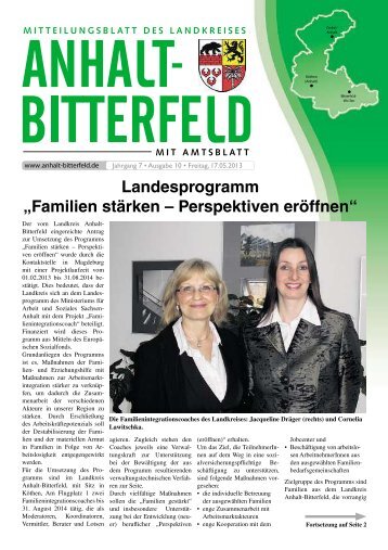 Ausgabe 10 vom 17. Mai 2013 - Landkreis Anhalt-Bitterfeld