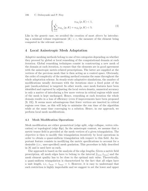Anisotropic Delaunay Mesh Adaptation for Unsteady Simulations