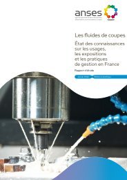 Les fluides de coupes - Anses