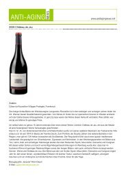 2008 Château de Jau - Anti-Aging News