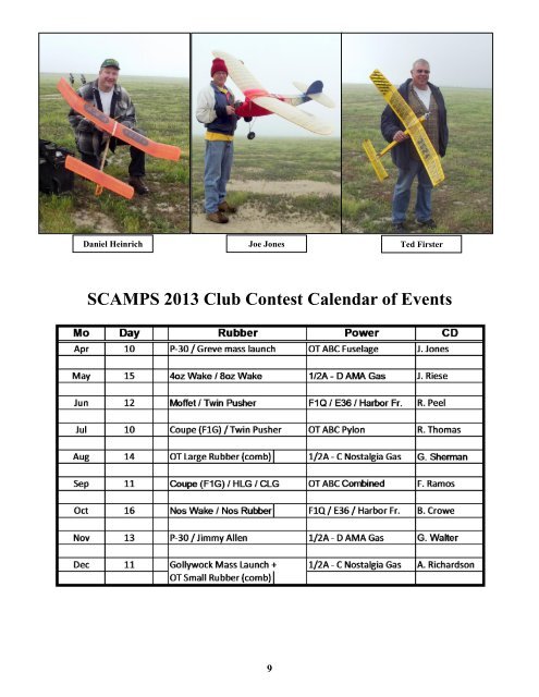 Southern California Antique Model Plane Society – Sam 13